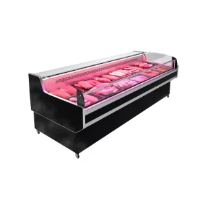 Commercial Supermarket Deli Case Display Refrigerator for Fresh Meat Fish Beef Showcase