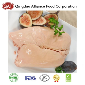 Creamy Pink Frozen Foie Gras From Premium Geese