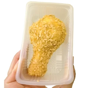 Creative Large Chicken Drumstick Shaped Vanilla Ice Cream HALAL Certified Box Layered Taste Soft Serve 18 Months Shelf