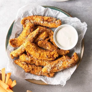 Crispy Chicken Strips – Perfect for Frying Baking & Air Frying