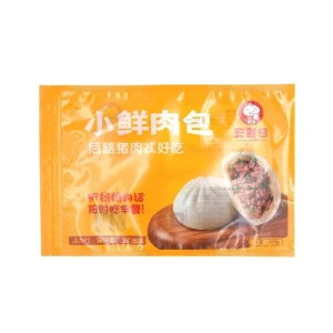Custom Cooked Pork Bun Packaging Reusable Quick Frozen Food Zipper Bag Plastic for Steamed Dim Sum for Sugar and Pet Food
