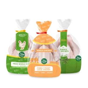 Custom Design Clear Roasted Turkey Grilled Packing Shrink Wrap Freeze Plastic Vacuum Bags Frozen Whole Chicken Packaging