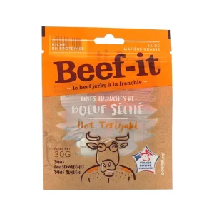 Custom Gravure Printed Moisture Proof 30g Beef Jerky Packaging Bag 3 Side Sealed Vacuum Bag with Clear Window PET LDPE Material