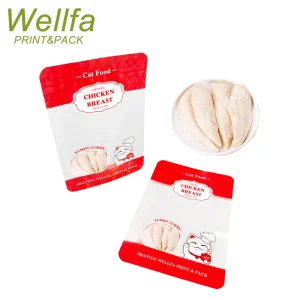 Custom High Temperature Transparent 121℃ Heat Resistant Pouch Clear Cat Food Chicken Breast Retort Pouch