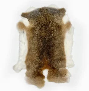 Custom Natural Soft Fabric Real Plush Rabbit Fur for Dog Toy