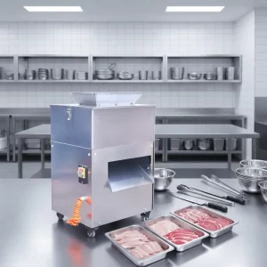 Customizable Automatic Commercial Chicken Duck Goose Fish Beef Lamb Pork Cutting Machine Secondary Forming Chicken Dicer Machine