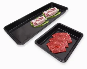 Customized Disposable Food Grade Plastic Blister Tray Supermarket Fruit Meat Packing Frozen Food Packaging Tray Supplier