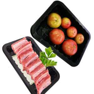 Disposable PS Foam Packaging Tray for Fresh Pork in Supermarket