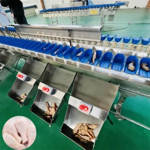 Duck Meat Granules Weighing Combination Equipment