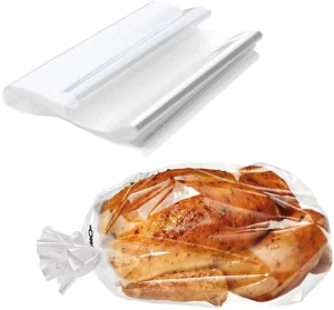 Durable Nylon Turkey Oven Bags 19″ X 24″ 100 Bags Box Large Size Cooking Plastic for Poultry & Meats for Roasted Chicken