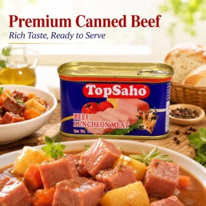 Emergency No Preservatives Ration Instant Meat Canned Beef Luncheon Meat