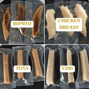 Factory Direct High Protein OEM Natural Steamed Chicken Breast Boil Cat Snack