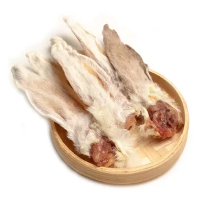 Factory Dry Dog Treats Natural Rabbit Ears Chew Treats For Dogs