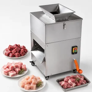 Factory Price Pork Belly Cube Cutter Whole Chicken Cube Cutting Machine Fresh Mutton Beef Slicing Cutting Machine