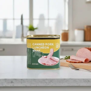 Fast Food Convenient Canned Pork Luncheon Meat for Emergency