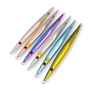 Fast sinking Luminous Iron plate Lead Lures Targeting Hairtail Spanish Mackerel Bass and Saltwater Fish Offshore Southern Waters