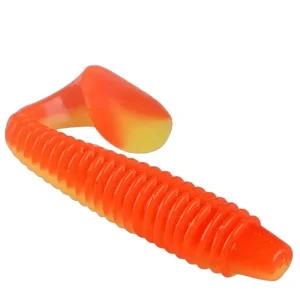 Fishing Fish Feeder Artificial Bait T Tail Soft Fishing Lure Worm Vibrotail Shad Silicone PVC Paddle Tail Soft Lure for Carp