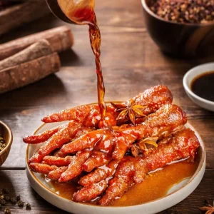 Five Spices Dragon Skin Chicken Feet Snack 200g Ready Eat Dried Casual Fujian 300 Days Shelf Life Room Temperature