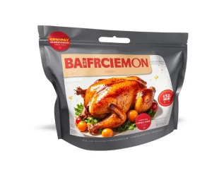 Food Grade Barrier Laminated Plastic Whole Roast Vacuum Retort Bag Frozen Chicken Meat Packaging