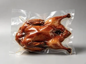 Food Grade Heat Seal Fresh Keeping Vacuum Packaging Bags for Roast Duck Chicken Leg Fish Meat Seafood