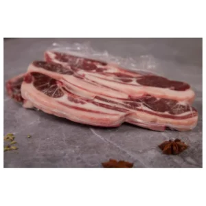Food Grade Plastic Shrinkage Bags Straight Seal Heat Shrink Bag for Pork Packing With Bone in or Boneless