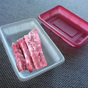 Food Use and Tray Type Food Grade Plastic Frozen Food Trays Packaging for Fresh Beef Appetizer