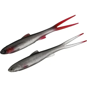 Forked Tail Soft Bionic Fish Lure 14cm 11g Sinking Artificial Bait with Fluke Tail for Fresh & Saltwater Bass Shade Sea Fishing