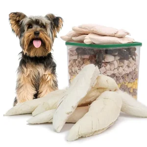 Freeze Dried Chicken Breast Dog Treats High Protein Pet Food Factory Meat Cube Shape Customized Size