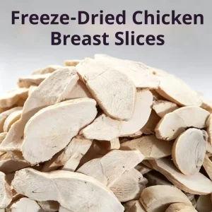 Freeze Dried Chicken Breast Slices 100% Natural Pure Chicken No Additive High Protein Low Fat Pet Snacks Dog Treats