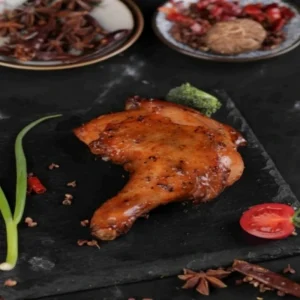 Frozen BBQ Family Snack Roasted Whole Leg Chicken Black Pepper Flavor
