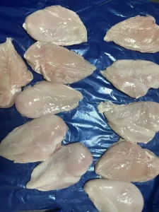Frozen Boneless Skinless Halal Chicken Breast Fillet Vacuum Pack