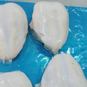 Frozen Chicken Breast with Skin and Bones
