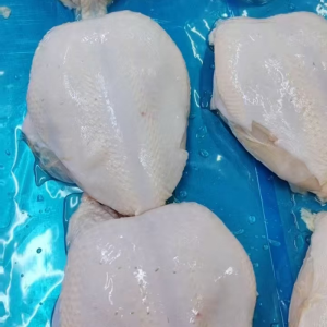 Frozen Chicken Breast with Skin and Bones