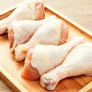 Frozen Chicken Drumsticks Are Beautifully Arranged Plate