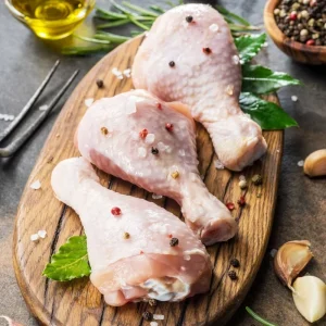 Frozen Chicken Drumsticks Are of Uniform Size