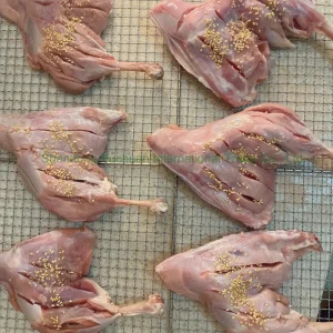 Frozen Duck Leg Quarters Bagged Packaging