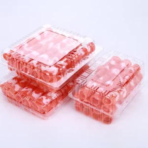 Frozen Meat Packaging Boxes Beef Mutton Roll Plastic Food Container for Home Cooking of Take Away Hot Pot Shabu Korean BBQ