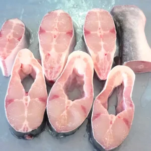 Frozen Pangasius Fish Steak Vietnam Pangasius Steak Basa Pack IQF in Bulk Iwp Proveedor