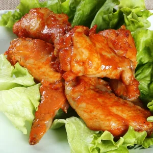 Frozen Pre-cooked Black Pepper Flavored Butterfly Chicken Wings for Hotel Catering