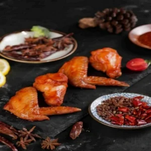 Fruit Honey Roasted on Wings Taste Juicy Chicken