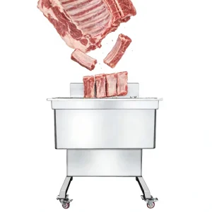 Fully Automatic Large Capacity Steak Pig Trotter and Ribs Cutting Machine