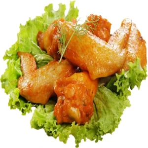 Golden Grilled Pair of Wings Crispy Snack
