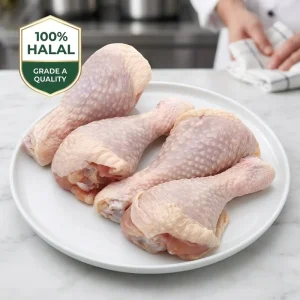 Grade A Halal Frozen Chicken Drumsticks Bulk 100% Skin-On Bone-In Fresh Chicken Legs