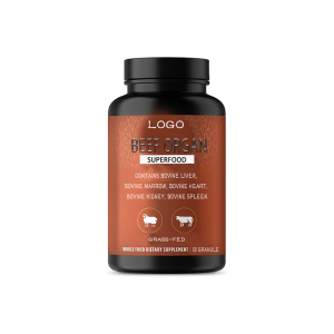 Grass Fed Beef Organ Supplement Factory Supply OEM ODM Beef Organ Capsules