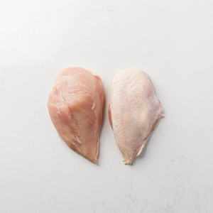 Halal Frozen Chicken Breast Boneless Skinless in Plastic Packaging
