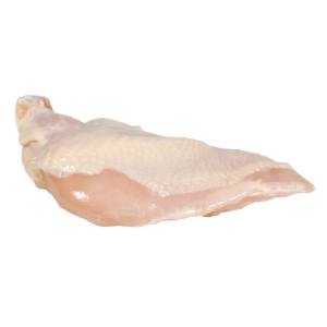Halal Frozen Chicken Breasts Skin on Boneless in Plastic Packaging