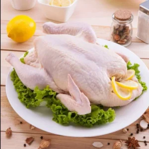 Headless and Tailless Suit Chicken Frozen at -35 Degrees to Lock Freshness