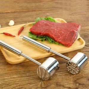 Heavy Duty Stainless Steel High Quality Meat Tenderizer for Kitchen Hotel Restaurant Use Steak Pork Meat Tenderizer