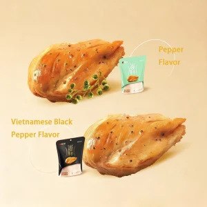 High Protein Fried Spicy Chicken Breast Healthy Snacking for Gym Fitness Enthusiasts and Family Dinners in Bag