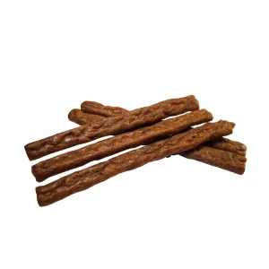 High Protein Nutritional Beef Stick Dog Treats Munchy Chew Snacks Clean Teeth Skin and Coat Health
